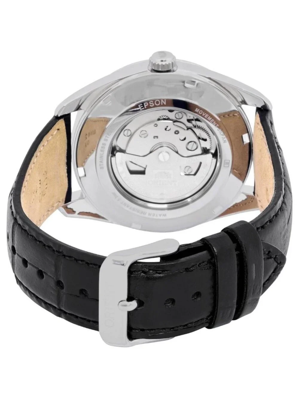 NWT Orient Open Heart Automatic Silver Dial Men's Watch